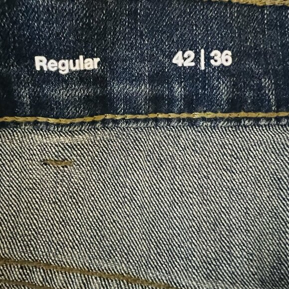 NWT Sonoma Men The Every Day Blue Denim Jeans 42x36 Regular Straight Leg Stretch - Picture 7 of 14